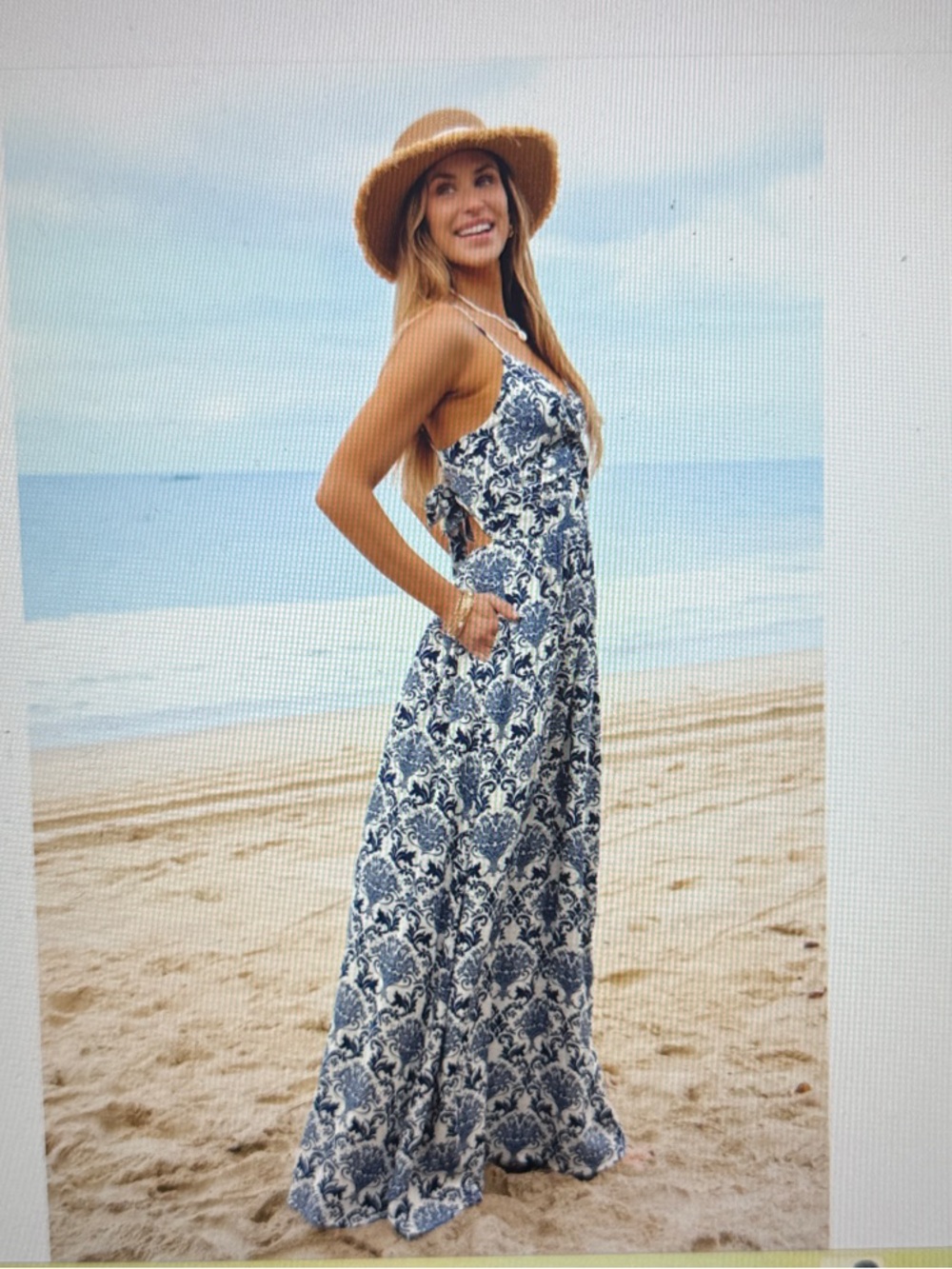 Cupshe Summer Serenade Ornate Maxi Dress - Picture 3 of 6
